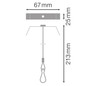 Preview: LEDVANCE Zubehör TruSys Universal Safety Rope 21x7cm 4099854317644
