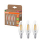 Preview: OSRAM LED Leuchtmittel LED CLASSIC B ENERGY EFFICIENCY A 2.2W 827 Clear E14 Warm weiß 4099854338717