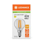 Preview: LEDVANCE LED Lampe E14 Classic Filament Dimmbar P P40 3.4W 470lm Warmweiss 2700K wie 40W 4099854439193