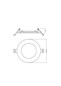 Preview: LEDVANCE LED Downlight Einbauleuchte Slim Alu DALI ⌀11cm 9.5W-7.5W warm-/neutralweiss 3000/4000K CCT IP44 dimmbar 4099854441899