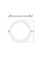 Preview: LEDVANCE LED Downlight Einbauleuchte Slim Alu DALI ⌀29cm 25W-12W warm-/neutralweiss 3000/4000K CCT IP44 dimmbar 4099854441974