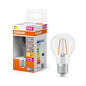 Preview: OSRAM LED Leuchtmittel LED Retrofit CLASSIC A DIM 1.8W 827 Clear E27 Dimmbar Warm weiß 4099854443749