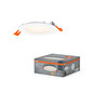 Preview: OSRAM LED Einbauleuchte LED SPOT AND DOWNLIGHT RECESS SLIM 120mm 8W 3000K Warm weiß 4099854444852