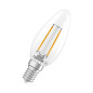 Preview: OSRAM LED Leuchtmittel LED Retrofit CLASSIC B DIM 1.8W 827 Clear E14 Dimmbar Warm weiß 4099854445040