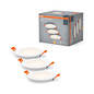 Preview: OSRAM LED Einbauleuchte LED SPOT AND DOWNLIGHT RECESS SLIM 3 x 120mm 3000K Warm weiß 4099854445903