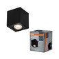 Preview: OSRAM Deckenleuchte LED SPOT SURFACE Square GU10 Black 4099854446023
