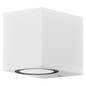 Preview: OSRAM Aussen-Wandleuchte Endura Classic Square Down White 4099854447600