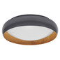 Preview: OSRAM LED Deckenleuchte Orbis Livia 430MM 24W 830 Click DIM Gray and Wood Decor Dimmbar Warm weiß 4099854448249