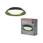 Preview: OSRAM LED Deckenleuchte Orbis Plate 430MM 35W 830 Click DIM Black and Green Dimmbar Warm weiß 4099854449925