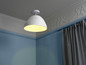 Preview: OSRAM Deckenleuchte Decor Camel Bell Ceiling E27 White 4099854452994