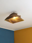 Preview: OSRAM Deckenleuchte Decor Cardboard Square Ceiling Turn E27 Brown 4099854453359