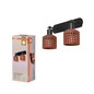 Preview: OSRAM Wandleuchte Decor Clay Windows Wall 2XE27 Brown 4099854453519