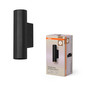 Preview: OSRAM Wandleuchte Decor Drums Wall Updown 2XGU10 Black 4099854453595