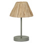Preview: OSRAM Tischleuchte Decor Raffia Table E27 Green 4099854454967