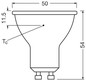 Preview: LEDVANCE LED Spot GU10 PAR16 36° Dimmbar P 3.7W 350lm Warmweiss 2700K Ra>90 wie 50W 4099854457524