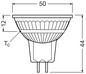 Preview: LEDVANCE LED Spot GU5.3 MR16 36° P 6.1W 621lm Warmweiss 3000K wie 50W 4099854457906
