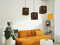 Preview: OSRAM Pendelleuchte Decor Cardboard Square Pendant 3XE27 Brown 4099854458927