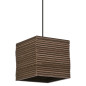 Preview: OSRAM Pendelleuchte Decor Cardboard Square Pendant E27 Brown 4099854458941