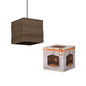 Preview: OSRAM Pendelleuchte Decor Cardboard Square Pendant E27 Brown 4099854458941