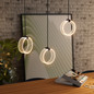 Preview: OSRAM LED Pendelleuchte Decor Circle 3XPendant LN 20W Click CCT Black Warm weiß,Kalt weiß,Kaltes Tageslicht 4099854459023