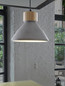 Preview: OSRAM Pendelleuchte Decor Concrete Wood Pendant 220 mm E27 Dark Gray 4099854459245