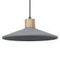 Preview: OSRAM Pendelleuchte Decor Concrete Wood Pendant 320 mm E27 Dark Gray 4099854459269