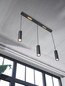 Preview: OSRAM LED Pendelleuchte Decor Drums Pendant 3XGU10 2XLED Black 4099854459283