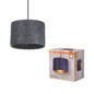Preview: OSRAM Pendelleuchte Decor Felt Weaving Pendant 280 mm E27 Dark Gray 4099854459344