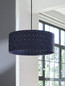 Preview: OSRAM Pendelleuchte Decor Felt Weaving Pendant 480 mm 3XE27 Dark Gray 4099854459382
