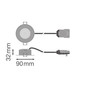 Preview: LEDVANCE LED Einbaustrahler Spot Cbo ⌀9cm 5W 560lm-510lm warm-/warm-/neutralweiss 2700/3000/4000K CCT IP65 dimmbar 4099854459849