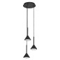 Preview: OSRAM LED Pendelleuchte Decor Fuji 3XPendant PL 13W 930 Black Warm weiß 4099854460418