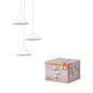 Preview: OSRAM Pendelleuchte Decor Lotus Leaf Pendant 3XE14 White 4099854460517