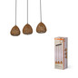 Preview: OSRAM Pendelleuchte Decor Paper Drop Pendant Linear 3XE27 Beige 4099854460654