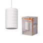 Preview: OSRAM Pendelleuchte Decor Plaster Tube Pendant E27 White 4099854460951