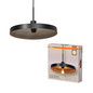 Preview: OSRAM Pendelleuchte Decor Plate Pendant E27 Black Wood Decor 4099854461057