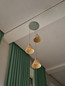 Preview: OSRAM Pendelleuchte Decor Raffia Pendant Plate 3XE27 Green 4099854461163