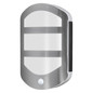 Preview: OSRAM LED Aussenleuchte ENDURA STYLE PLATE Wall Sensor 12.5W Stainless Steel Warm weiß 4099854461675