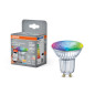 Preview: OSRAM LED Leuchtmittel SMART+ MATTER SPOT GU10  MULTICOLOR 4.7W 827...865 Multicolor GU10 Dimmbar RGBTW 4099854462191