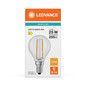 Preview: LEDVANCE LED Lampe E14 Classic Filament P P25 1.8W 250lm Warmweiss 2700K wie 25W 4099854468117