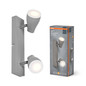 Preview: OSRAM LED Spotleuchte LED SPOT PEAR GREY 2 x 4.3W 2700K GU10 Warm weiß 4099854473869
