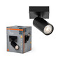 Preview: OSRAM LED Deckenleuchte LED SPOT OCTAGON BLACK 1x3.4W 927 DIM Dimmbar Warm weiß 4099854474002