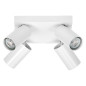 Preview: OSRAM LED Deckenleuchte LED SPOT OCTAGON WHITE Plate 4x3.4W 927 DIM Warm weiß 4099854474187