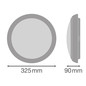 Preview: LEDVANCE LED Deckenleuchte Bulkhead Cbo ⌀33cm 16W-13W-9W warm-/neutral-/tageslichtweiss 3000/4000/5700K CCT IP65 4099854480997