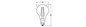 Preview: LEDVANCE LED Lampe E14 Classic Filament V P25 2.5W 250lm Warmweiss 3000K wie 25W 4099854482243