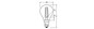 Preview: LEDVANCE LED Lampe E14 Classic Filament P25 2.5W 250lm Warmweiss 2700K wie 25W 4099854482748