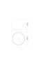 Preview: LEDVANCE Zubehör Downlight Comfort Frame D250 WT ⌀27cm 4099854500145
