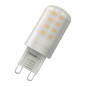 Preview: OSRAM LED Leuchtmittel LED PIN G9 GLOWdim 3.2W 927 Frosted G9 Dimmbar Warm weiß 4099854503566