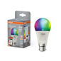 Preview: OSRAM LED Leuchtmittel SMART+ MATTER CLASSIC shapes Multicolor  9W 827...865 Multicolor B22D SINGLE PACK Dimmbar RGBTW 4099854528859