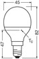 Preview: 3er-Pack LEDVANCE LED Lampe E14 Value Classic P matt P60 6.5W 806lm Neutralweiss 4000K wie 60W 4099854543906