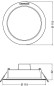 Preview: LEDVANCE DOWNLIGHT Einbauleuchte IP44 DN 115 8W 830 weiss 4099854561221